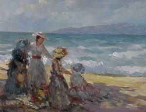 163-Mocas na Praia - 40 x 60