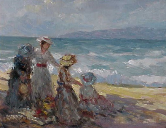 163-Mocas na Praia - 40 x 60