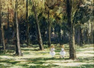 48-Amigas no Bosque - 30 x 40