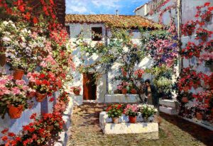 74-Geranios de Cordoba - Espanha - 60 x 90