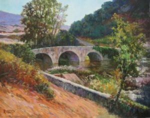 85-Puente La Reina - Santiago de Compostela - 60 x 50