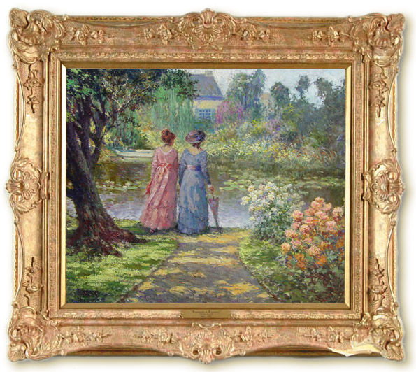 Washtington-Maguetas-049-Damas em Giverny - moldura